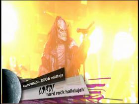 Lordi Hard Rock Hallelujah (Live after winning the Eurovision 2006)